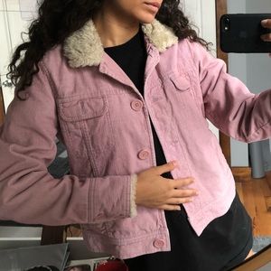 light pink corduroy jacket